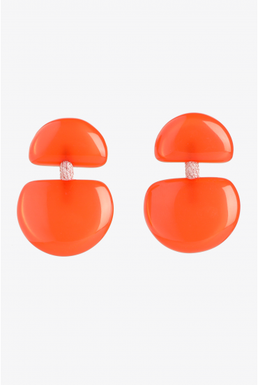 Oorbellen met tweedelige hanger
