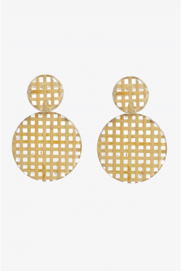 Boucles d’oreilles avec pendentifs originaux