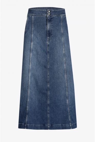 Jupe longue en denim