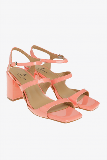 Sandalen met blokhak