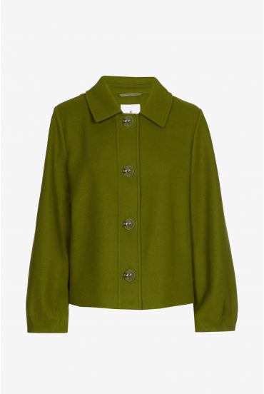 Short jacket with buttons