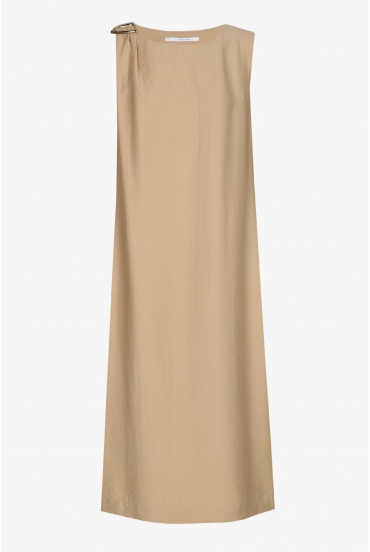 Flowing dress with metal detail