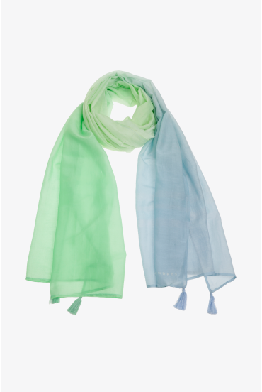 Foulard avec dégradé de couleurs
