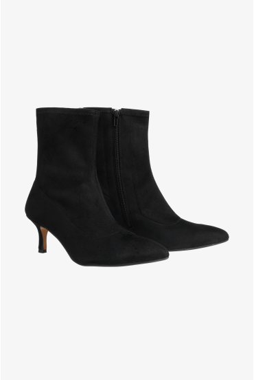Suede ankle boots