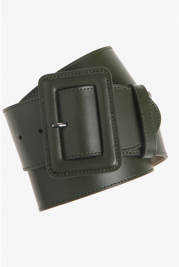 Large ceinture en cuir