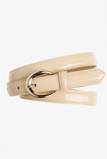 Fine ceinture en cuir