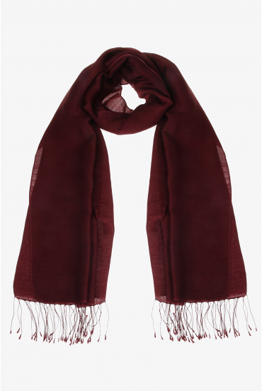Weicher Pashmina-Schal in zeitloser Farbe