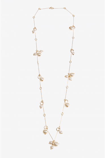Long collier à perles