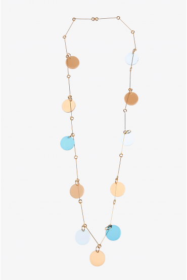 Long colourful necklace