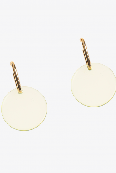 Round earrings