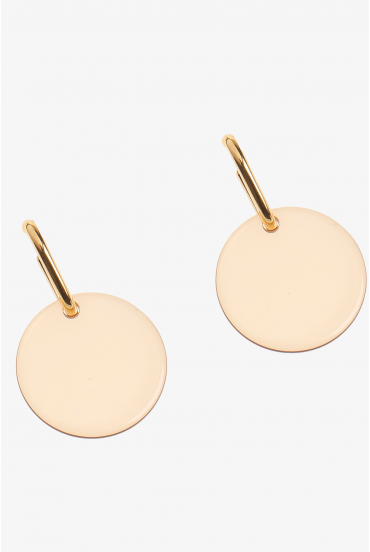 Round earrings