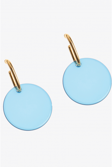 Round earrings