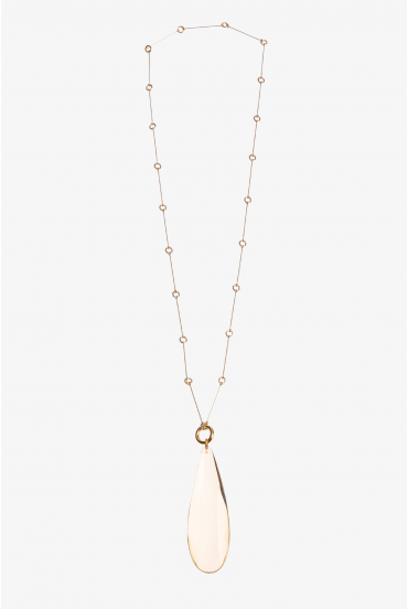 Long necklace with pendant