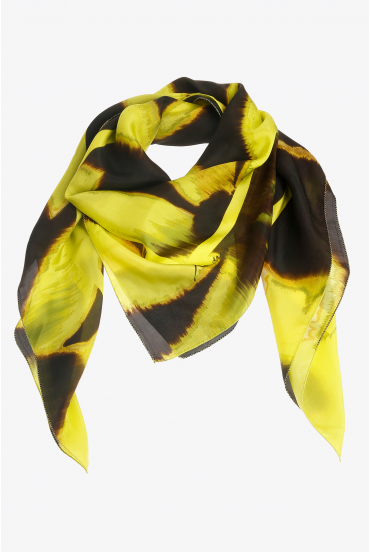 Foulard à motif floral