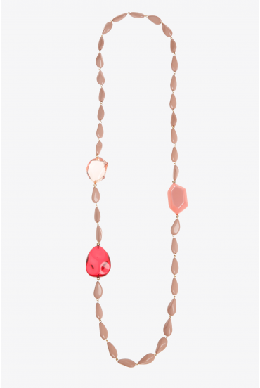 Elegante Halskette mit kleinen Steinen