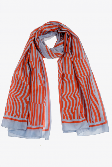 Striped scarf 