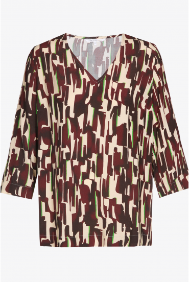 Blouse à col en V