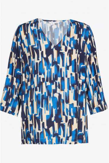Bluse mit V-Ausschnitt