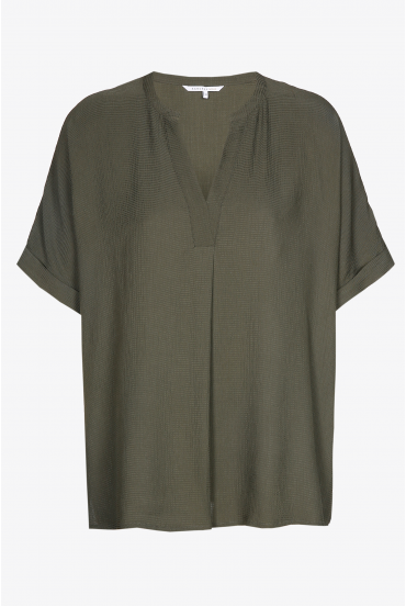 Blouse kimono à col en V