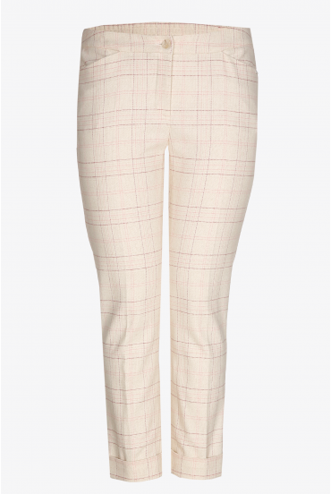 Checked trousers