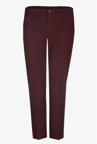 Pantalon à pli marqué