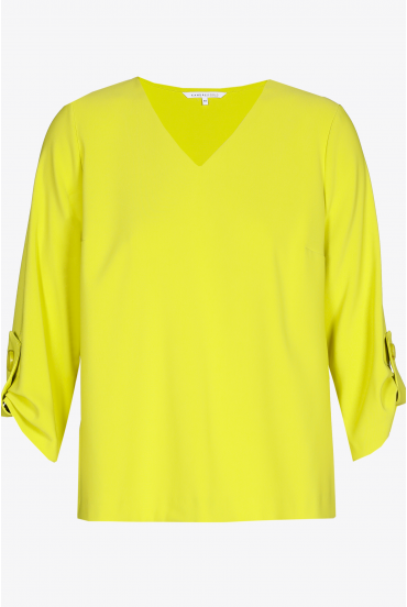 Bluse mit V-Ausschnitt