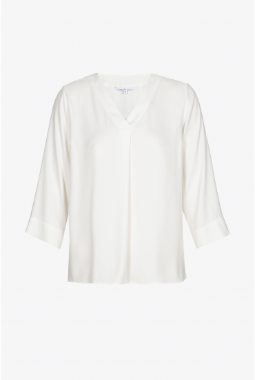 Blouse fluide à encolure en V