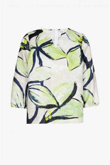 Blouse à motif floral