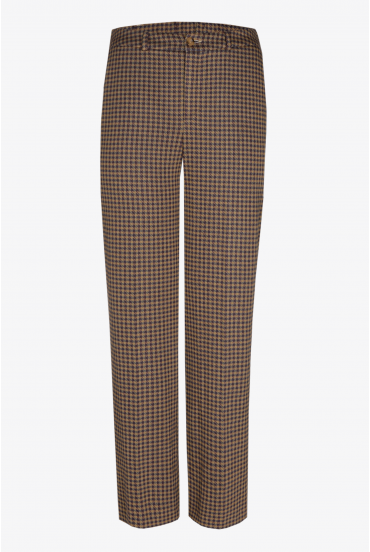 Geklede broek met 3 kleuren