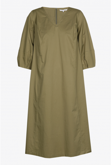 Robe longue en coton
