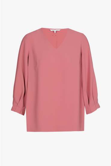 Bluse mit elegantem Faltendetail