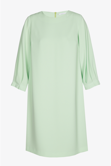 Jurk met elegant plooidetail