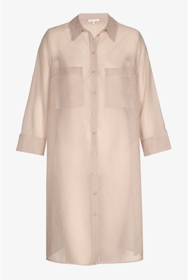 Lange organza blouse