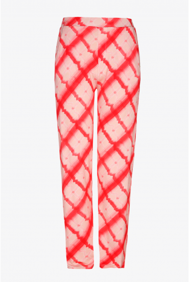 Trousers with original print
