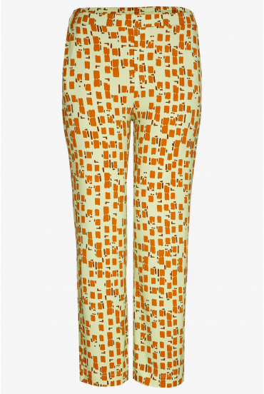 Trousers with original block print