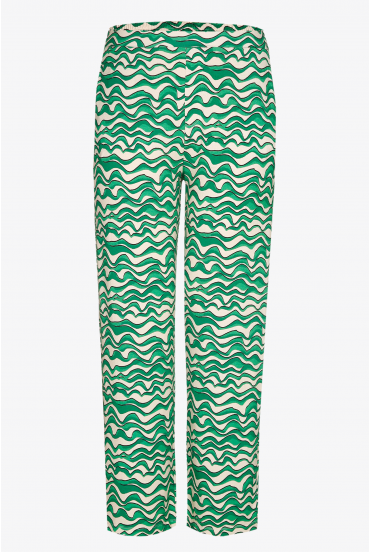 Trousers with original print