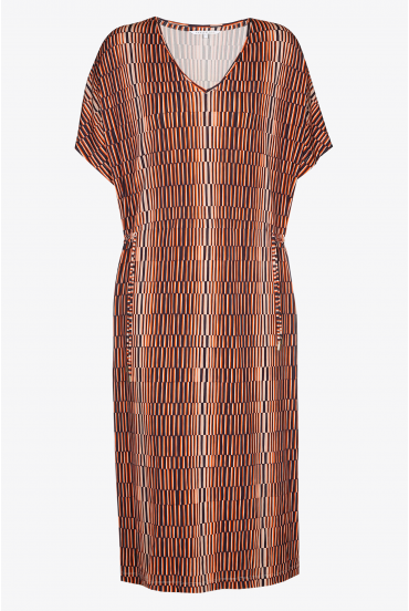 Dress in stretch fabric