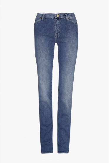 Blue slim-fit jeans