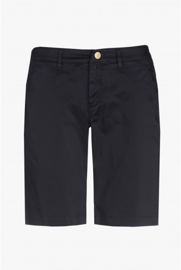 Dunkelblaue Shorts mit Stretch