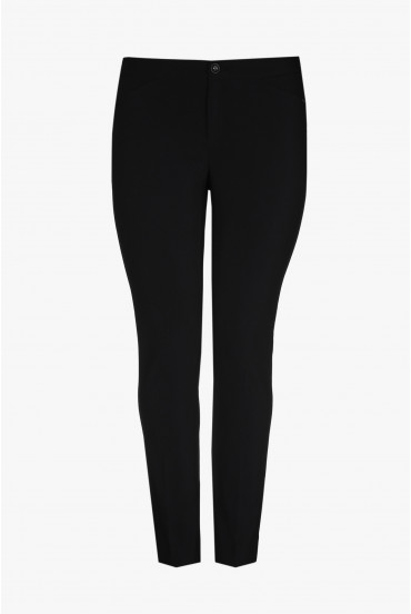 Zwarte slim fit broek