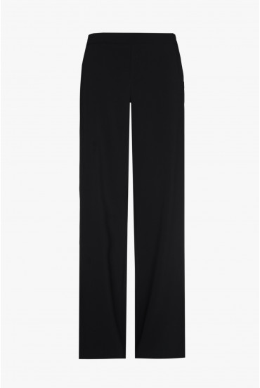 Black loose-fitting trousers