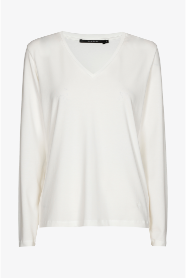 Longsleeve with V-neck