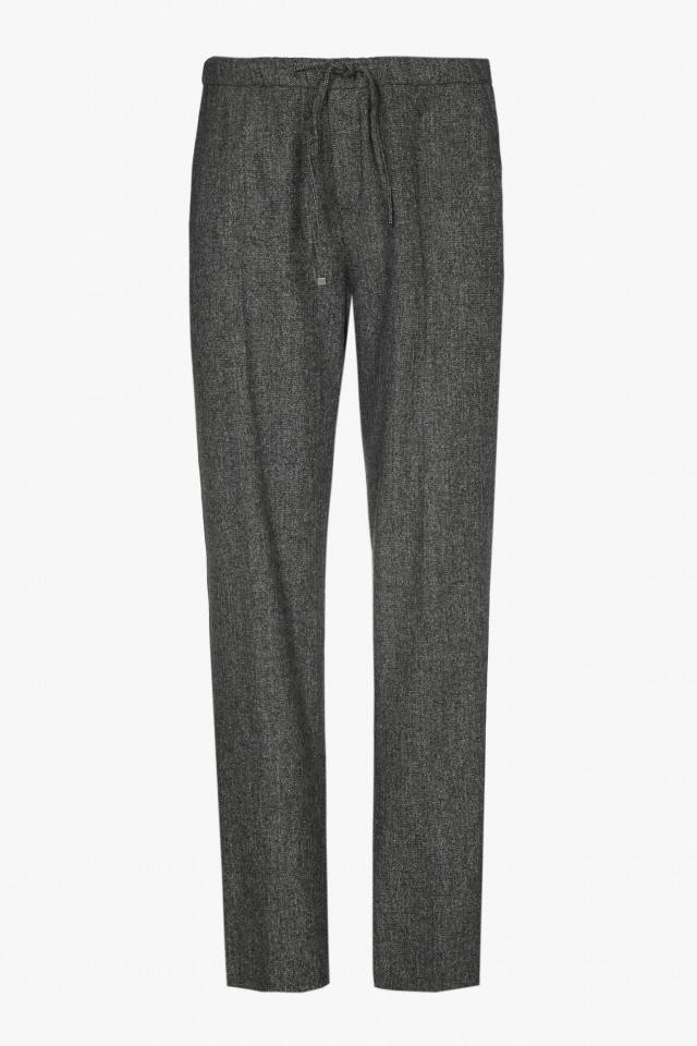 Dark grey woollen trousers 