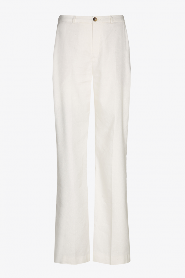 Witte broek in linnen