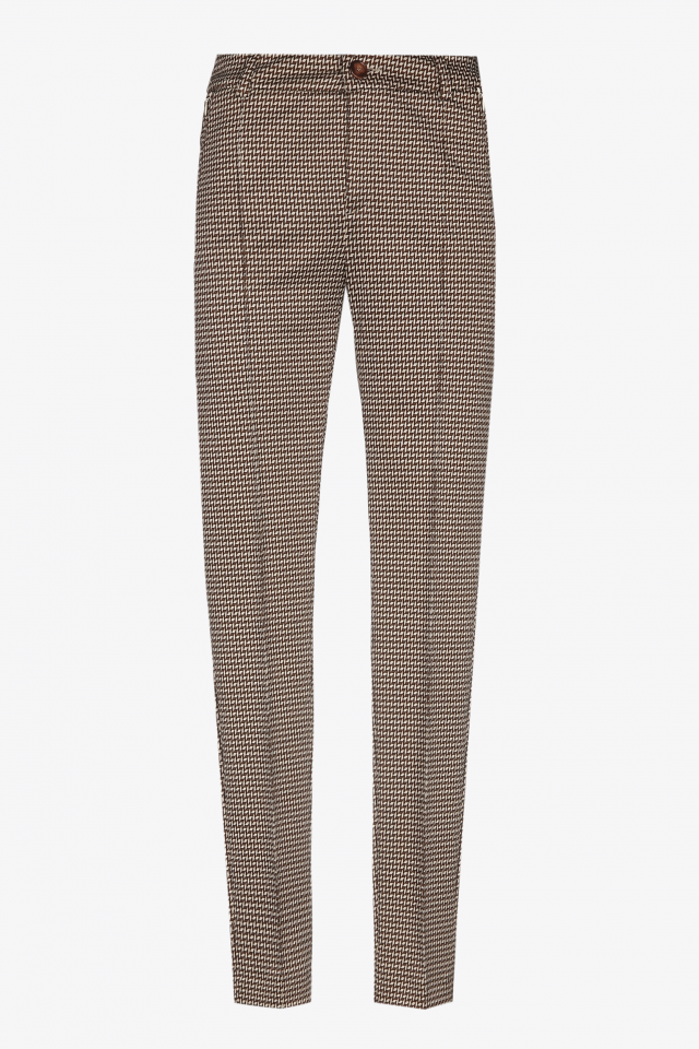 Trousers with retro design 
