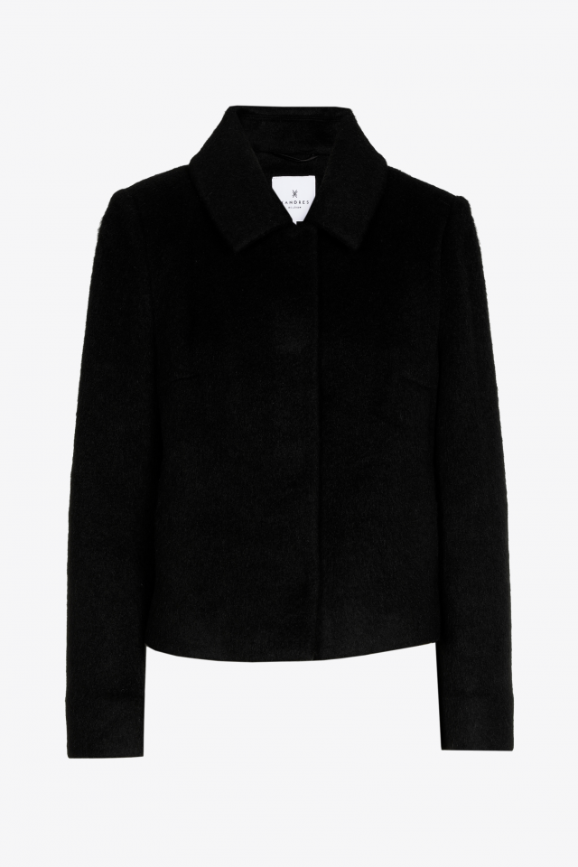 Veste courte avec poches plaquées