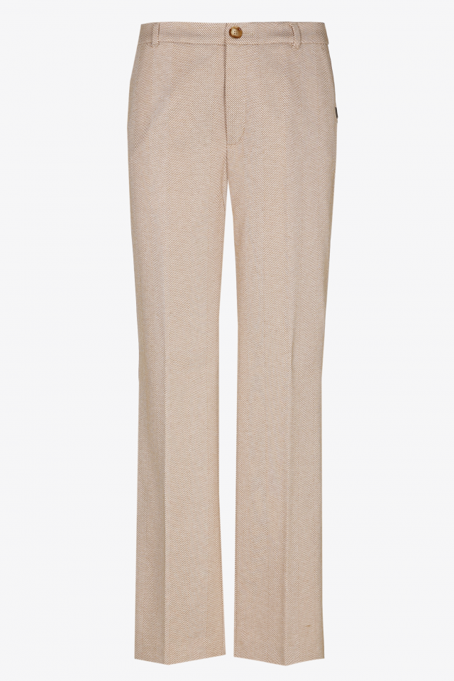 Smart trousers with straight fit