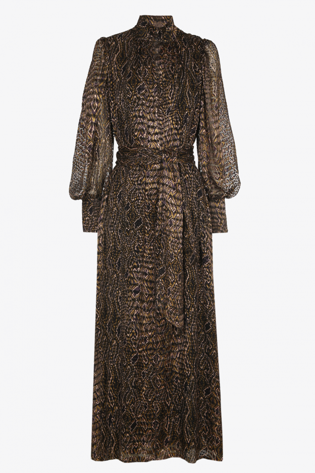Maxi dress with print