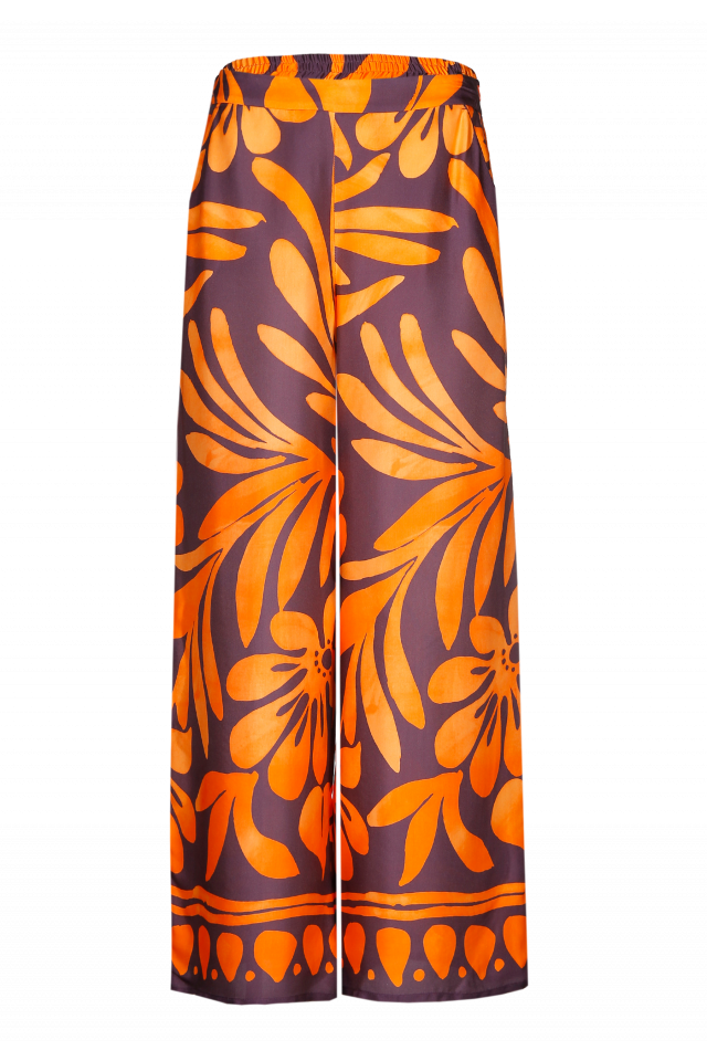 Broek met wijde pijpen