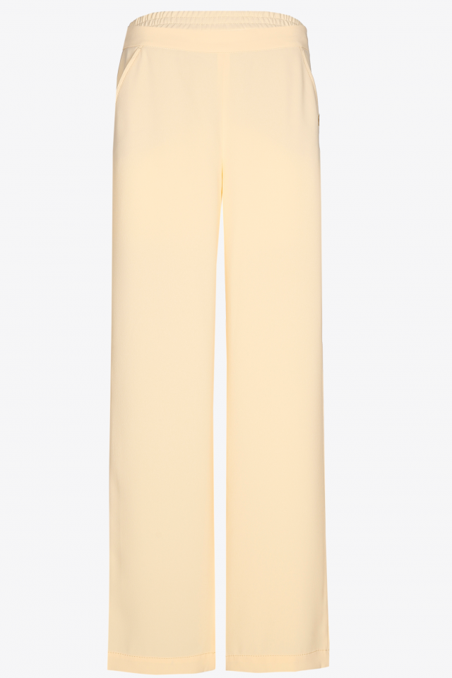 Trousers with elastic
